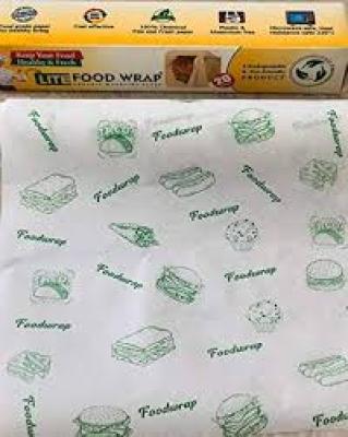 VLITE Food Wrapping Paper roll Food Grade Butter Paper roll (20+5 Mtr, White)